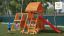 Ogrodowy plac zabaw Fungoo Giant z wspinaczkową huśtawką spider red
