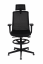 Grospol Krzesło biurowe Coco BS HD RB black tkanina Valencia - 12 kolorów