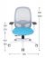 Fotel biurowy krzesło Grospol Nodi WS tkanina Synergy - 12 kolorów