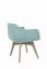Krzesło Grospol Soul Wood tkanina Flex - 8 kolorów