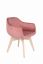 Krzesło Grospol Soul Wood tkanina Synergy - 12 kolorów