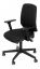 Fotel biurowy Grospol Starter 3D black tkanina Flex - 8 kolorów