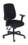 Fotel biurowy Grospol Starter 3D black tkanina Cura - 8 kolorów
