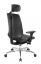 Fotel biurowy Grospol Valio BT HD black chrome tkanina Cura - 8 kolorów
