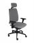 Fotel biurowy Grospol Valio BT HD black chrome tkanina Flex - 8 kolorów