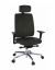 Fotel biurowy Grospol Valio BT HD black chrome tkanina Cura - 8 kolorów