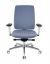 Fotel biurowy Grospol Valio WT chrome white tkanina Flex - 8 kolorów