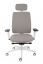 Fotel biurowy Grospol Valio WT HD chrome white tkanina Strong - 8 kolorów