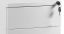 UNIQUE Kontener szafka biurowa (RPH-01) biały, srebrny, czarny