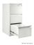 UNIQUE kontener szafka biurowa (XD-001-3D) - 3 szuflady, biały, czarny, szary