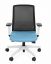 Grospol Krzesło biurowe Coco WS chrome tkanina Flex - 8 kolorów