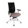 Fotel biurowy Grospol Valio WS chrome white tkanina Flex - 8 kolorów