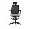 Grospol Krzesło biurowe Coco BS HD RB black tkanina Cura - 8 kolorów
