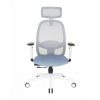 Fotel biurowy krzesło Grospol Nodi WS HD tkanina Valencia - 12 kolorów