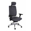 Fotel biurowy Grospol Valio BT HD black chrome tkanina Note - 12 kolorów