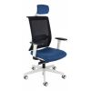 Fotel biurowy Grospol Level WS HD WHITE tkanina Cura - 8 kolorów
