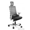 UNIQUE Fotel biurowy SPINELLY czarny stelaż / siedzisko tkanina materiałowa różne kolory (999B-BL)