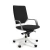UNIQUE fotel biurowy APOLLO M biały/czarny, 18 KOLORÓW (W-908W)