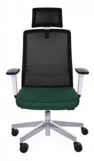 Grospol Krzesło biurowe Coco WS HD chrome tkanina Omega - 8 kolorów