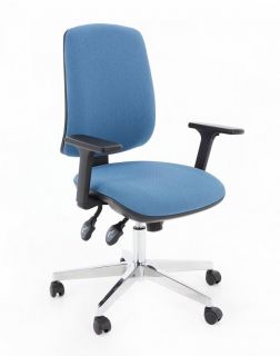 Fotel biurowy Grospol Starter 3D chrome tkanina Note - 12 kolorów