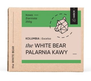 The White Bear kawa ziarnista KOLUMBIA EXCELSO 250 g