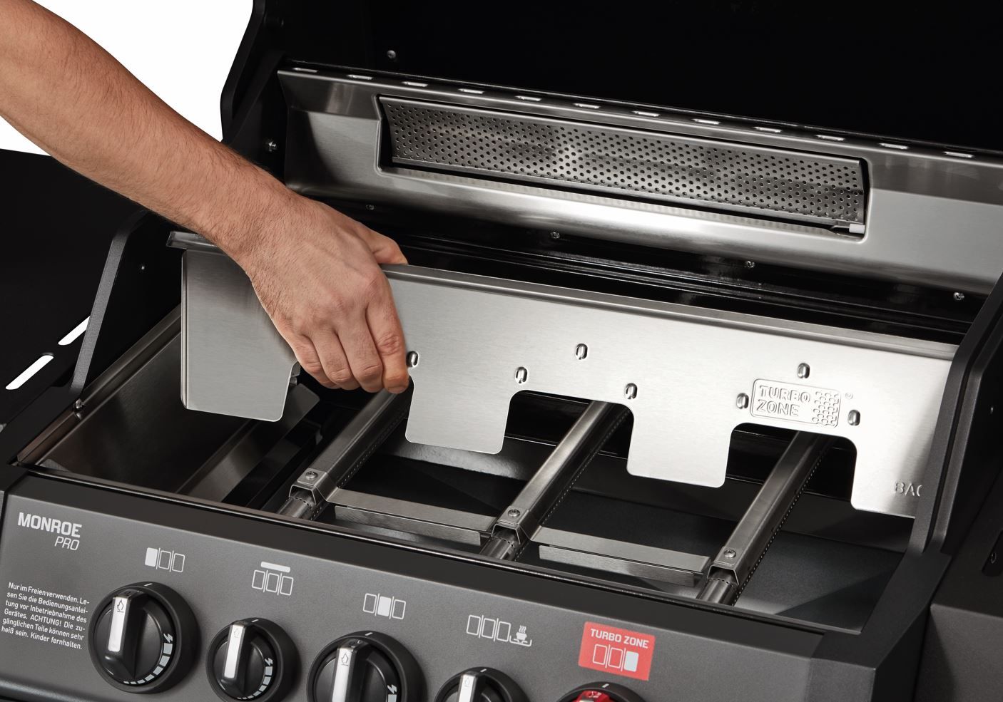 Enders EDELSTAHL-GRILLPFANNE für Seitenkocher vom Enders Gasgrill KANSAS II PRO 3 4, Grillpfanne