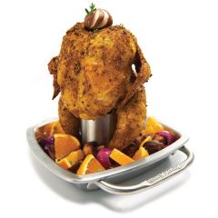 Premium Broil King: Stojak do kurczaka z brytfanną (69133)