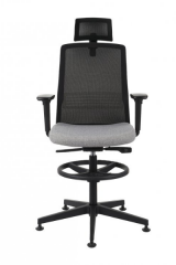 Grospol Krzesło biurowe Coco BS HD RB black tkanina Cura - 8 kolorów