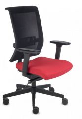 Fotel biurowy Grospol Level BS BLACK tkanina Flex - 8 kolorów