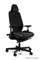 UNIQUE Fotel biurowy Ronin czarny siatka RS różne kolory (1289-B-RS)