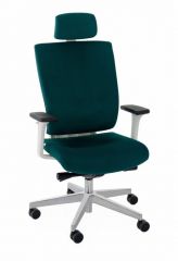 Grospol Fotel biurowy MaxPro WT HD chrome tkanina Synergy - 12 kolorów