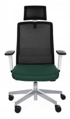 Grospol Krzesło biurowe Coco WS HD chrome tkanina Bondai - 8 kolorów