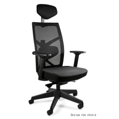 UNIQUE Fotel biurowy Tune czarny / tkanina Black (139Y-BL-418)