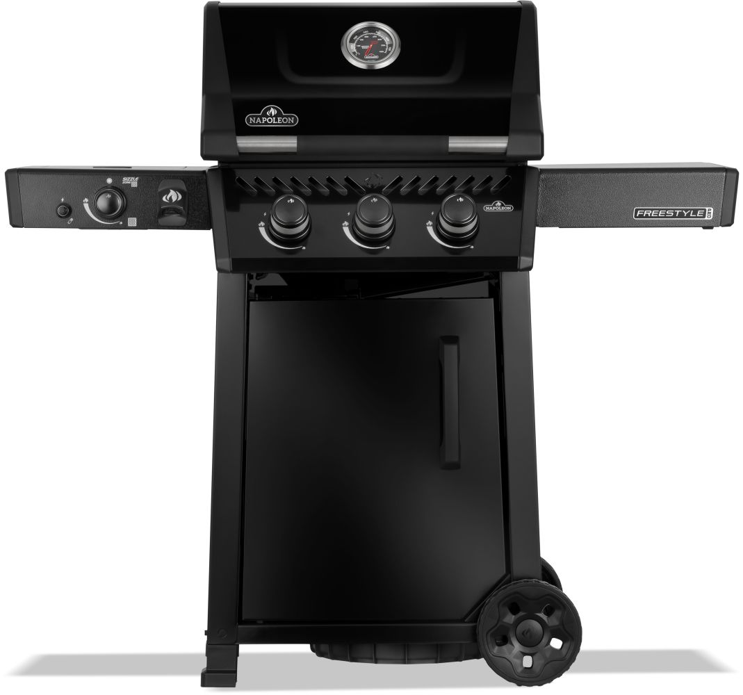 Grill gazowy Napoleon Freestyle PRO 365 DSIB z palnikiem bocznym na podczerwień Sizzle Zone czarny