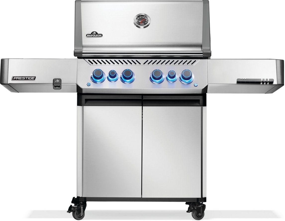Grill gazowy Napoleon Prestige 500 z palnikiem rożna i palnikiem bocznym Sizzle Zone (P500VRSIBPSS-PL)