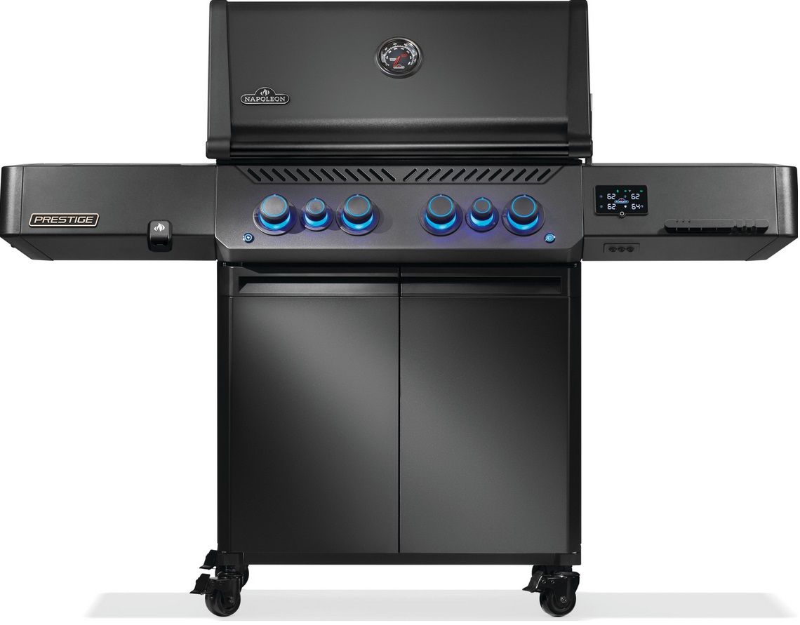Grill gazowy Napoleon Phantom Prestige 500 Connected z palnikiem rożna i palnikiem bocznym Sizzle Zone WIFI Czarny (P500VXRSIBPK-PL-PHM)