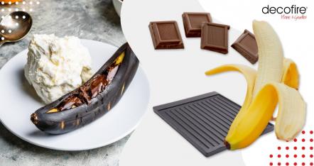 Banany na grillu – pyszny deser z czekoladą! 
