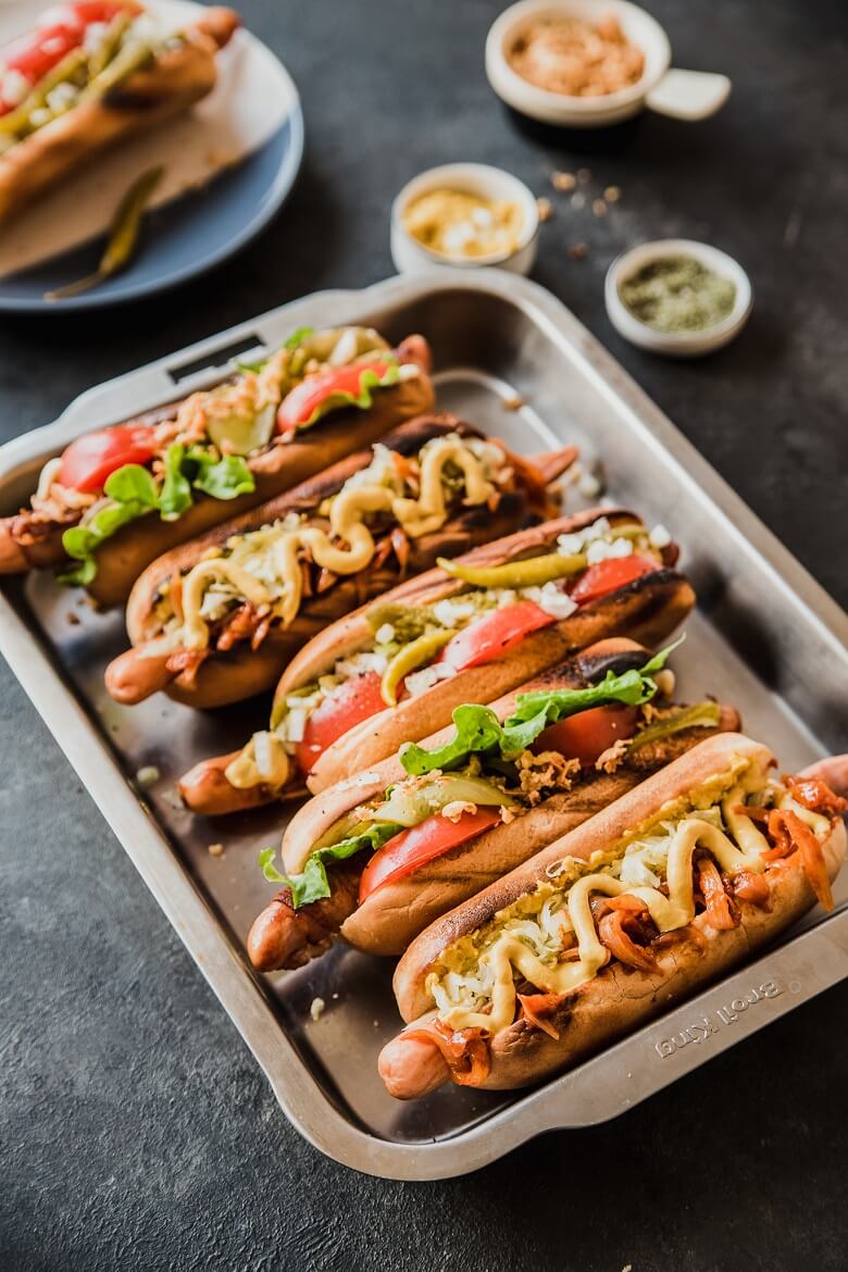 Amerykańskie hot-dogi w stylu San Francisko