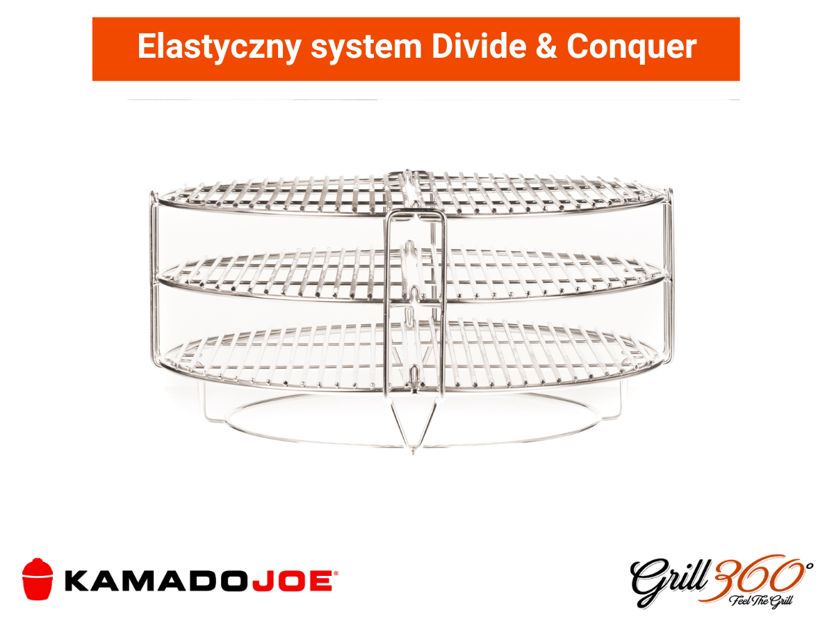 Grill Kamado Joe Joe Classic III z systemem Divide Conquer
