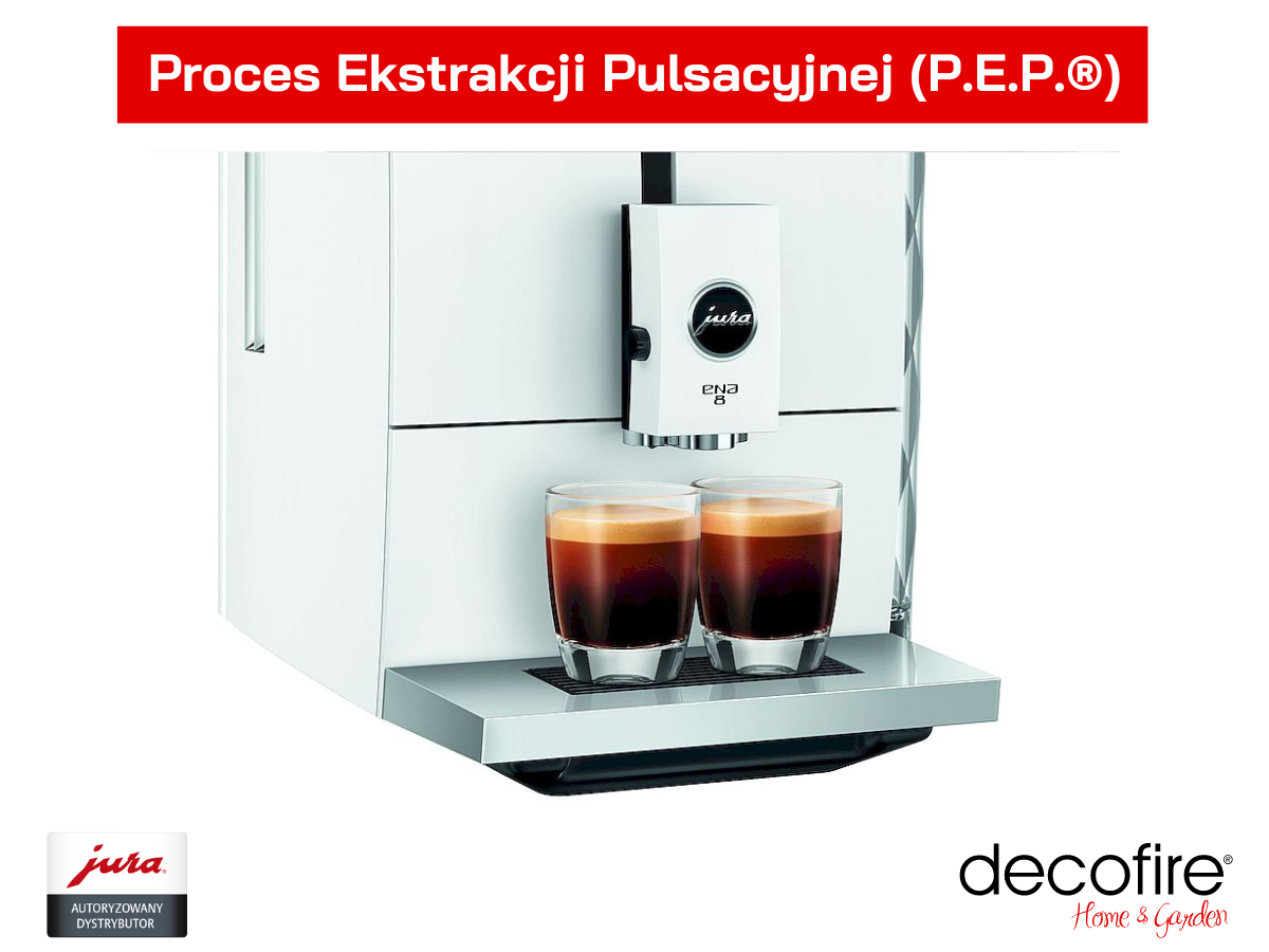 System P.E.P w ekspresie do kawy Jura ENA 8 Full Nordic White