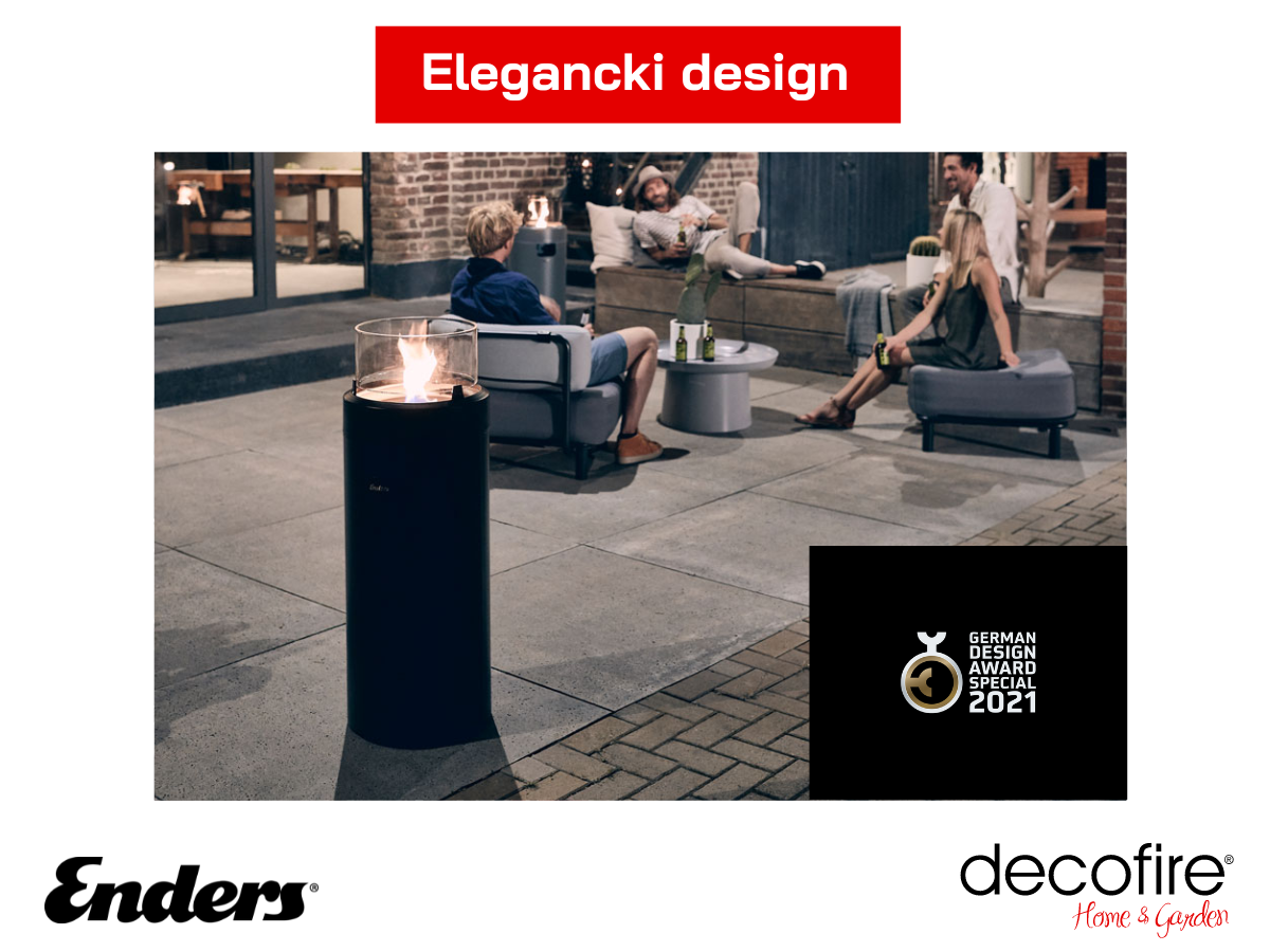 Elegancki design kominka Enders Nova LED M