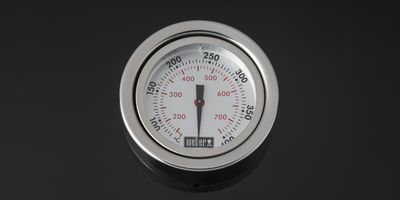 Wbudowany w pokrywę termometr umożliwia stałą kontrolę temperatury.