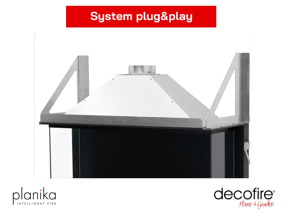Biokominek automatyczny Stone Core - system plug&play