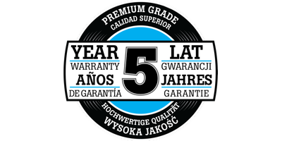 Producent oferuje na pokrowiec Premium aż 5 lat gwarancji.