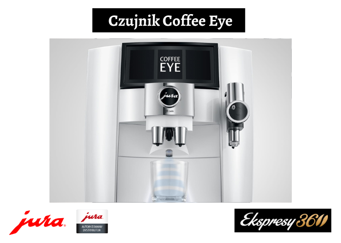 Ekspres do kawy Jura J8 twin Diamond White (EA) z czujnikiem Coffee Eye