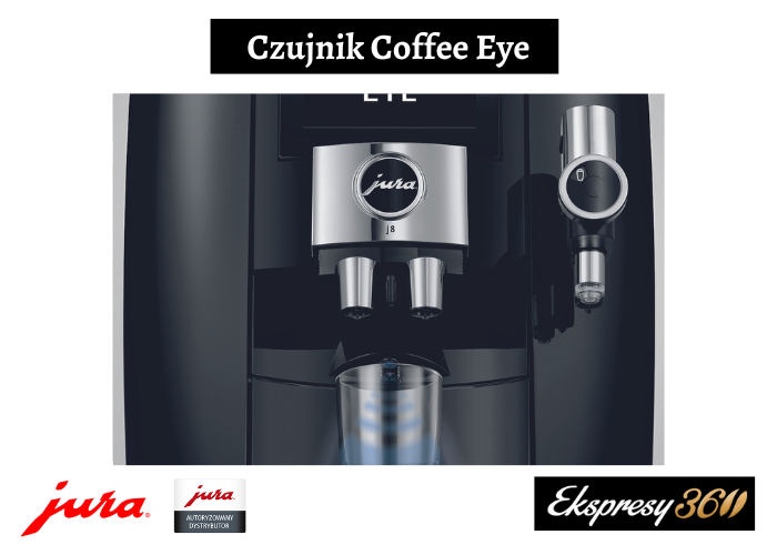 Ekspres do kawy Jura J8 Piano Black (EA) z czujnikiem Coffee Eye