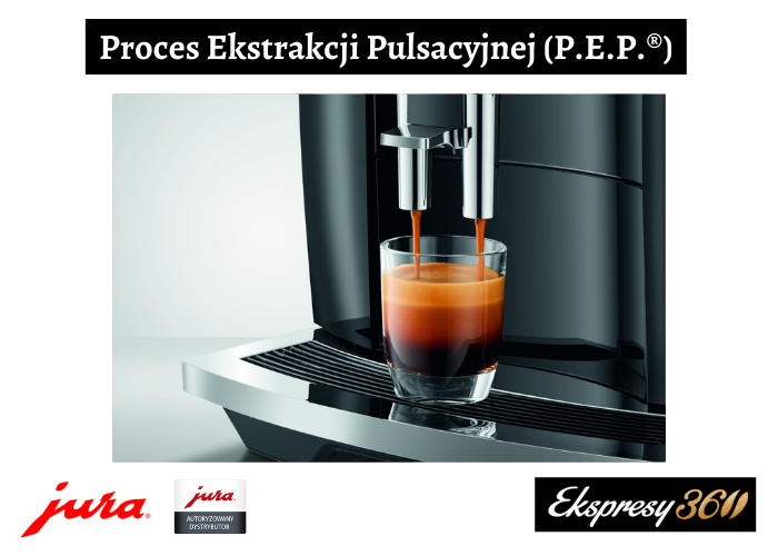 Ekspres do kawy Jura E8 Piano Black (EB) technologia P.E.P.