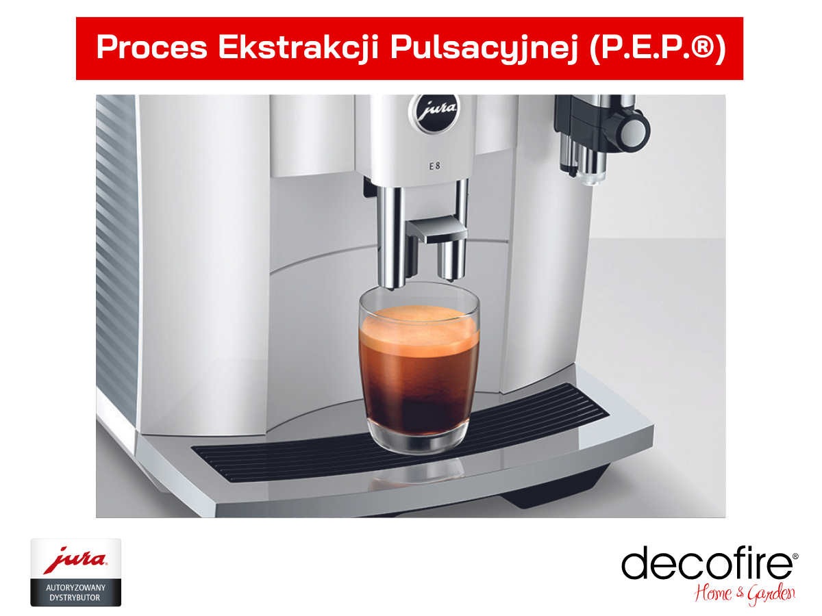 Ekspres do kawy Jura E8 (EC) technologia P.E.P.