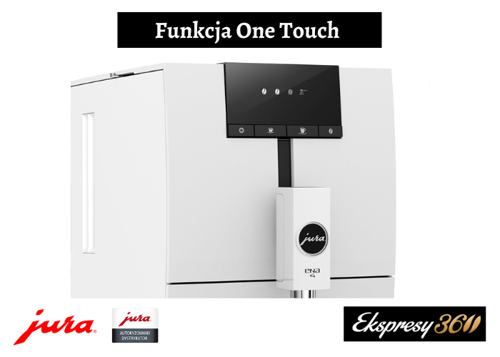 Ekspres do kawy Jura ENA 4 Full Nordic White z funkcją One Touch