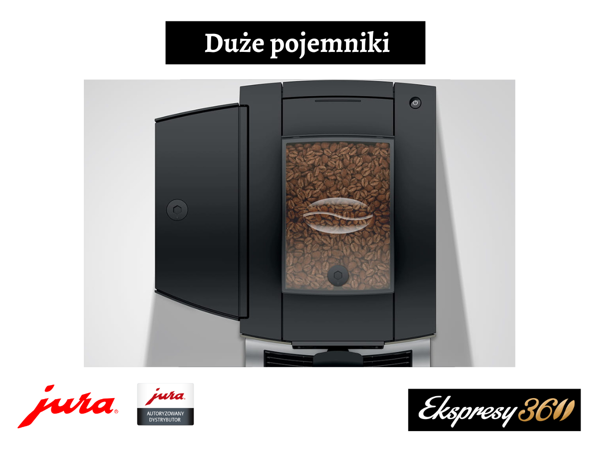 Ekspres do kawy Jura X10 Dark Inox (EA) z dużymi pojemnikami